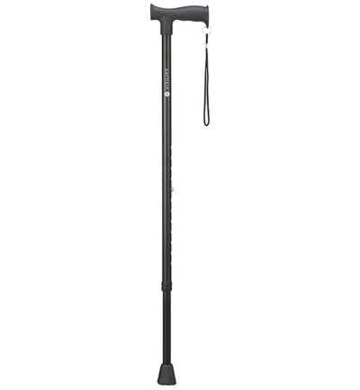 Vitility Wandelstok zwart (1 stuk)