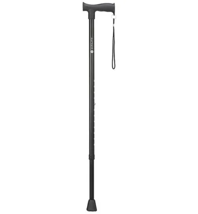 Vitility Wandelstok zwart (1 stuk)