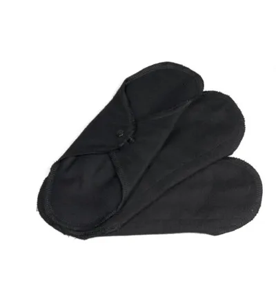 ImseVimse Maandverband wasbaar zwart nacht (3 stuks)