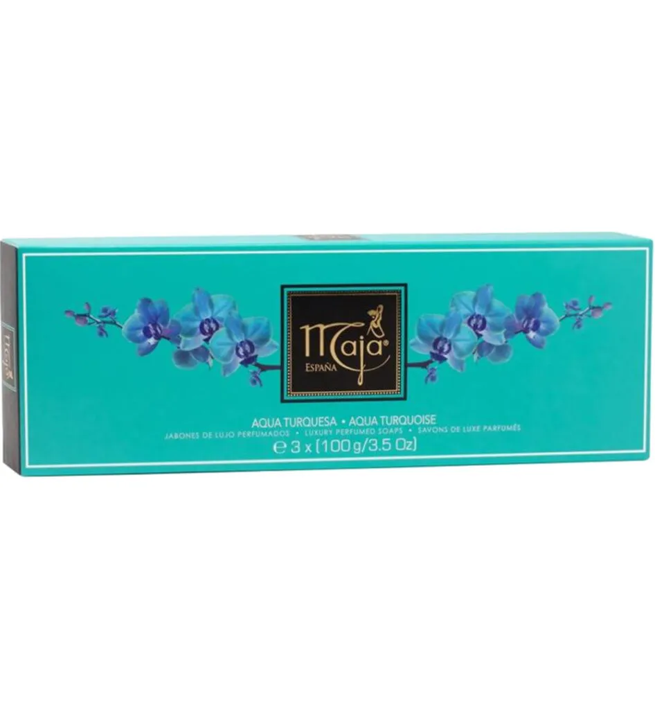 Maja Aqua Turquesa zeep geschenkver (3 x 100 gr)