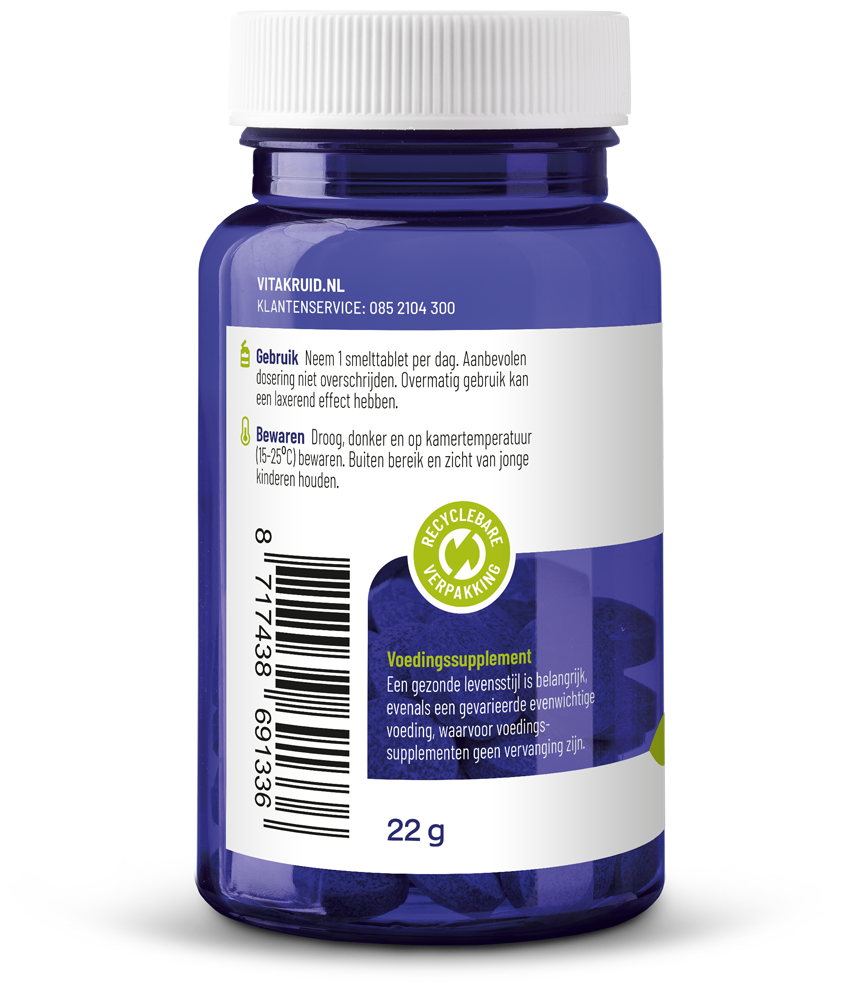 Vitakruid B12 1000 Mcg Actief Methylcobalamine Vitamine (90 stuks)
