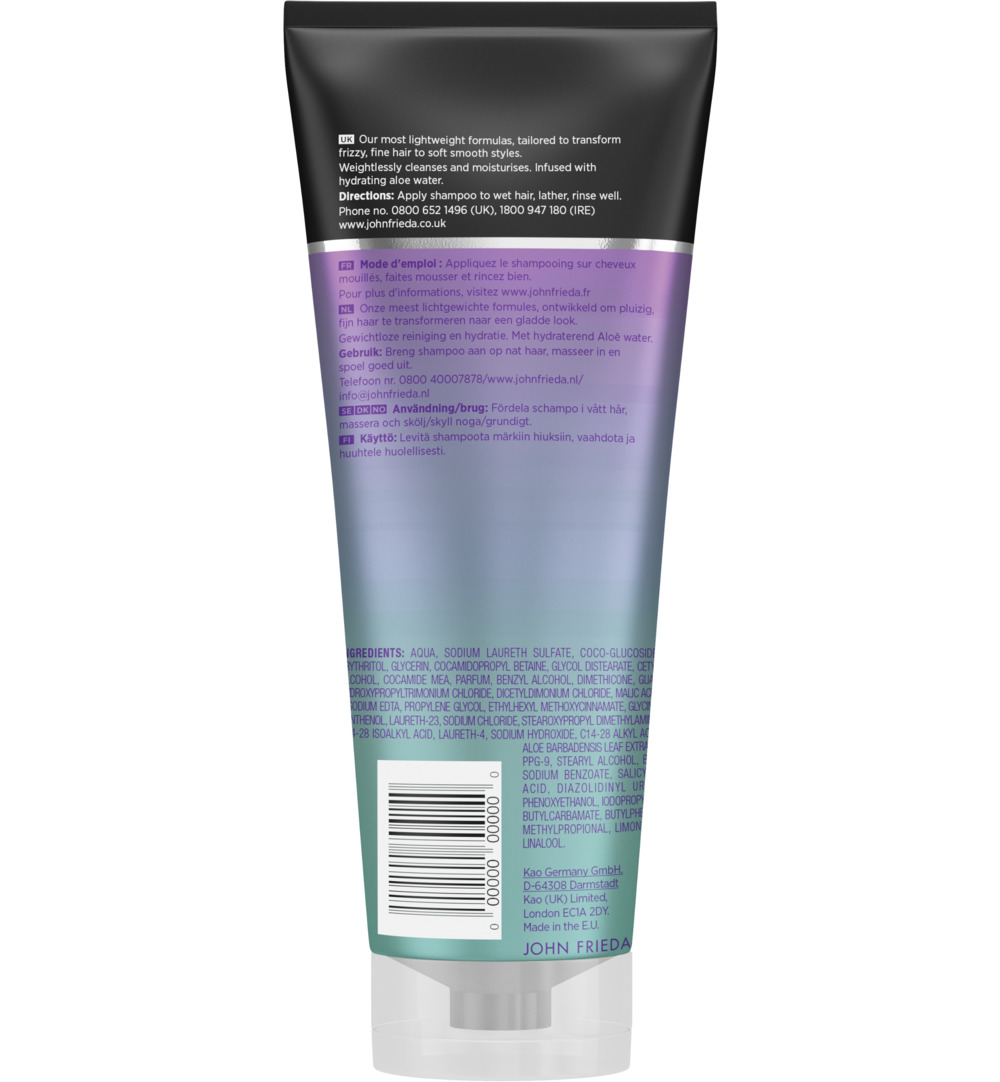 John Frieda Shampoo frizz ease weightless wonder (250 ml)