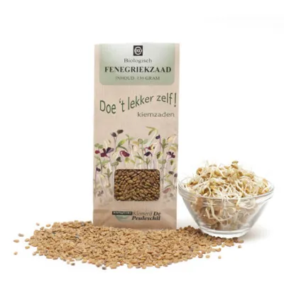 Peuleschil Fenegriek Kiemzaad (130 gr)