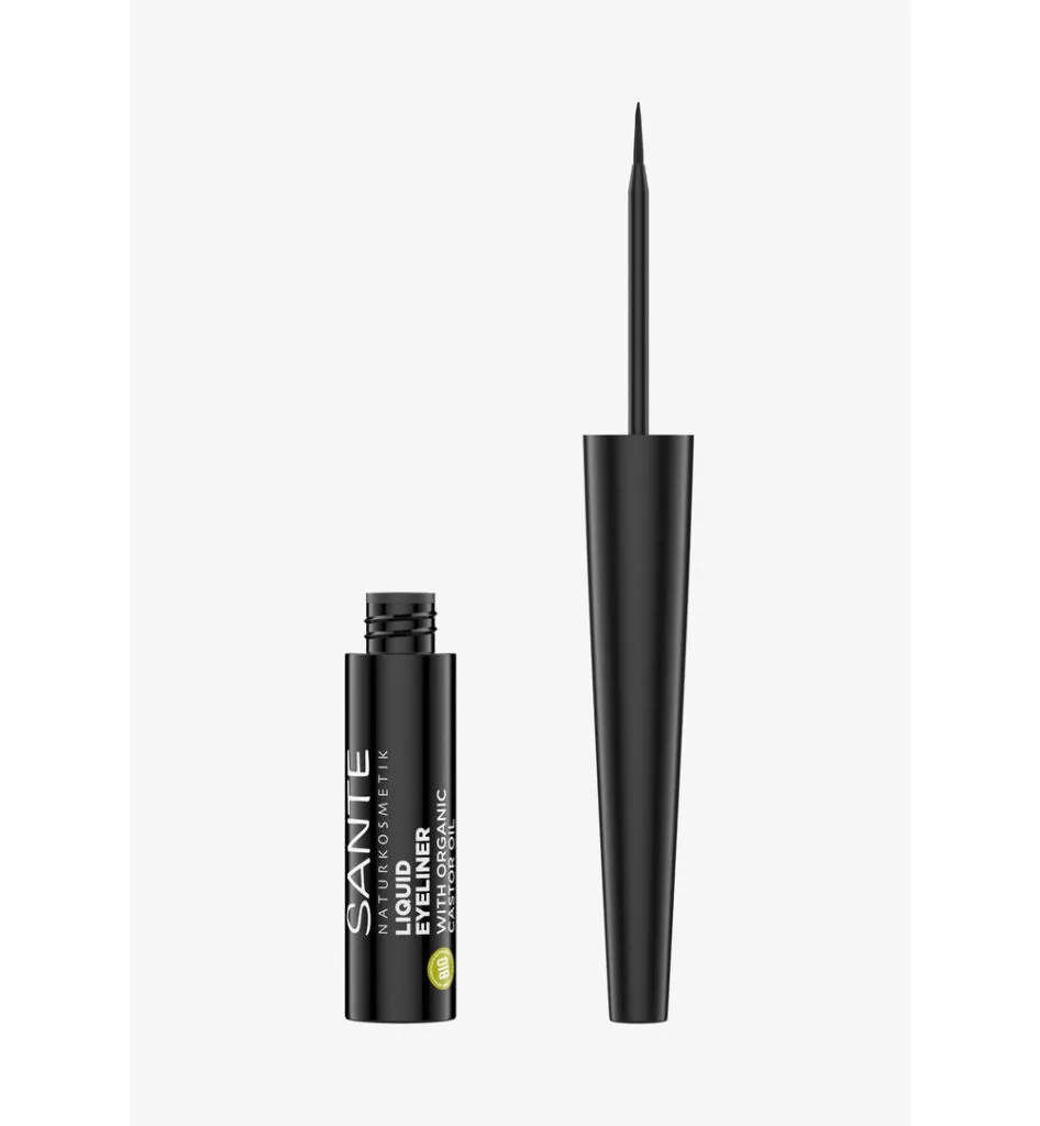 Sante Eyeliner liquid 01 black (1 stuk)