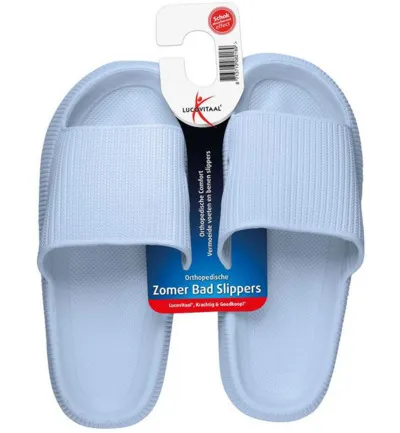 Lucovitaal Orth. Badslippers 43-44 Blauw (1 paar)