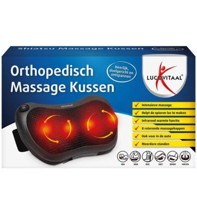 Lucovitaal Shiatsu Massage Kussen (1 stuk)