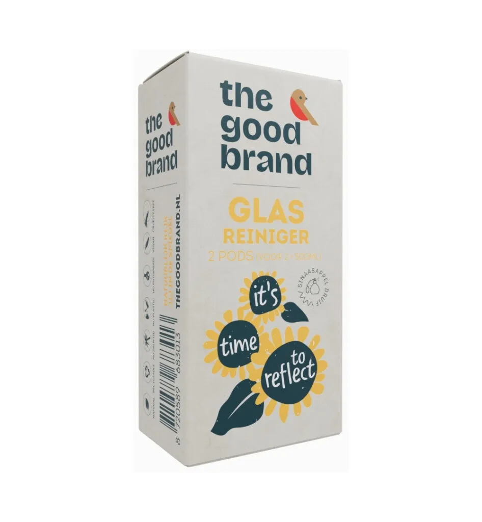 The Good Brand Glasreiniger pods 2-pack (2 stuks)