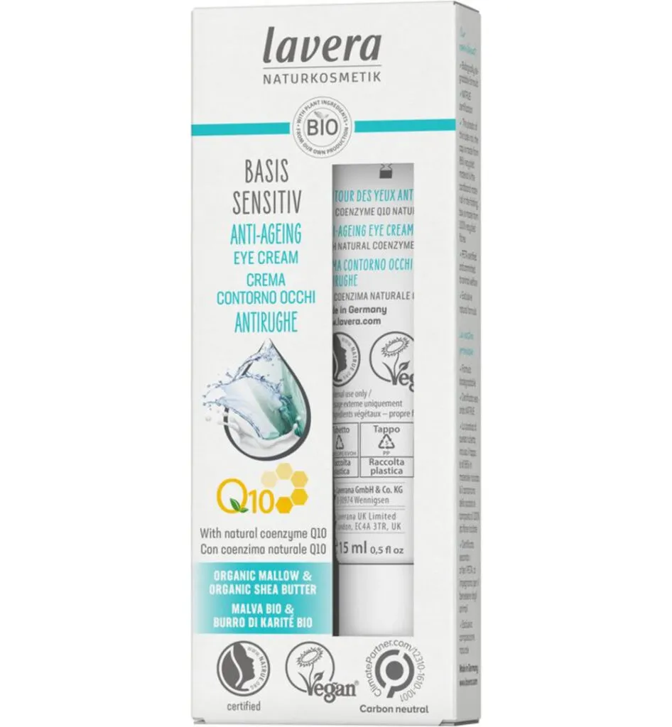 Lavera Basis Q10 eye cream EN-IT (15 ml)