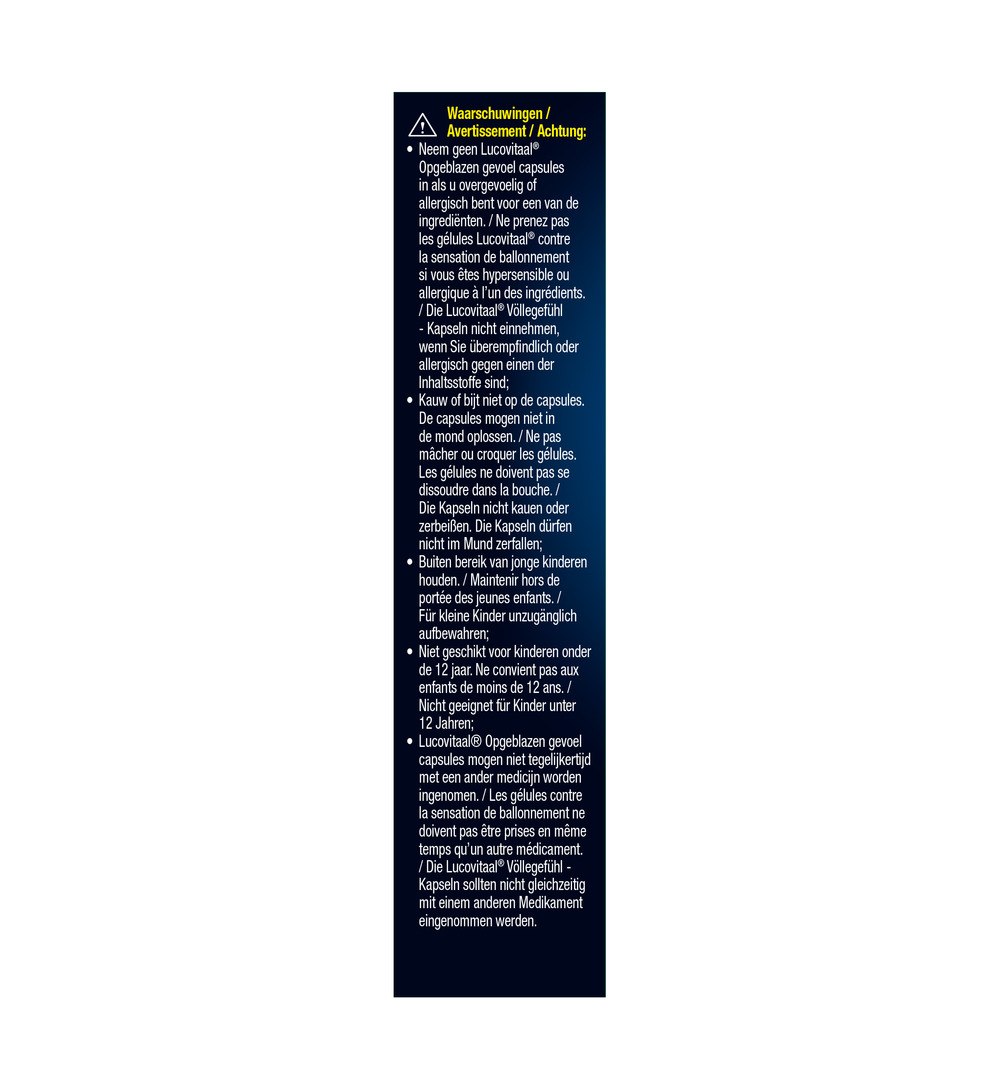 Lucovitaal Opgeblazen Gevoel (30 capsules) - image 3
