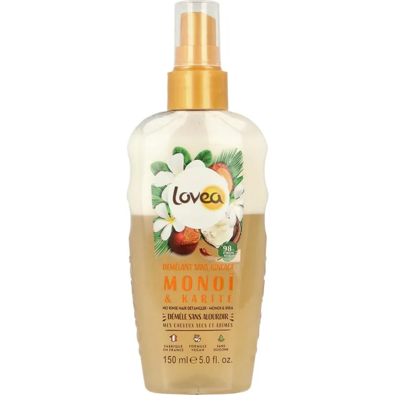 Lovea No rinse spray Monoi & Shea (150 ml)