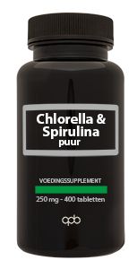 APB Holland Chlorella & Spirulina 250mg pu ur (400 tabletten)