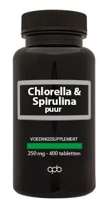 APB Holland Chlorella & Spirulina 250mg pu ur (400 tabletten)