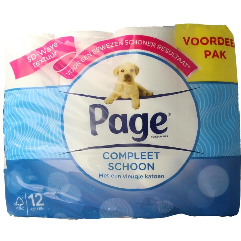 Page Compleet schoon (12 stuks)