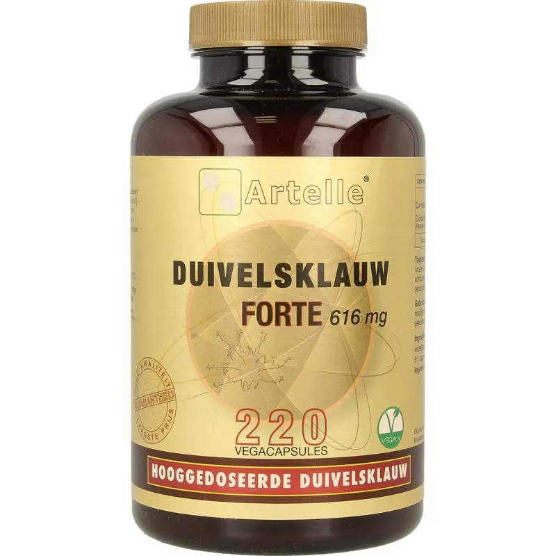Artelle Duivelsklauw forte 616mg (220 vega capsules)