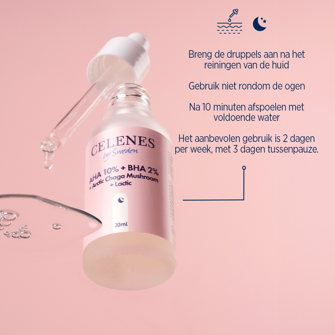 Celenes Facial peeling AHA 8% + BHA 2% + lactic + arctc ch (30 ml) - image 2