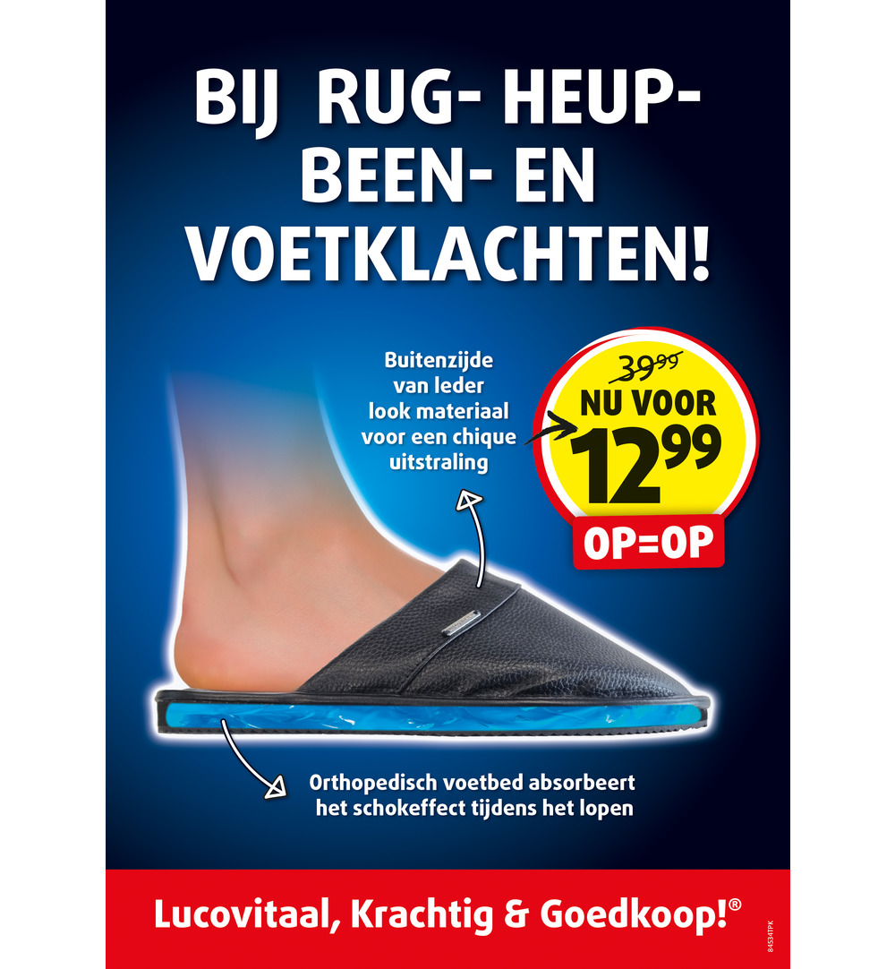 Lucovitaal Orth. Zweedse Muiltjes 44 (1 paar)