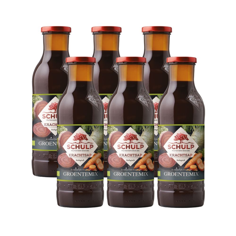 Schulpgroentemix Puur Bio 6 Pack (6 x 750 ml)