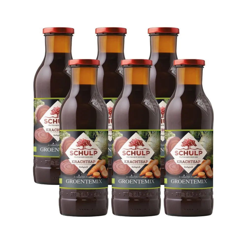 Schulpgroentemix Puur Bio 6 Pack (6 x 750 ml)
