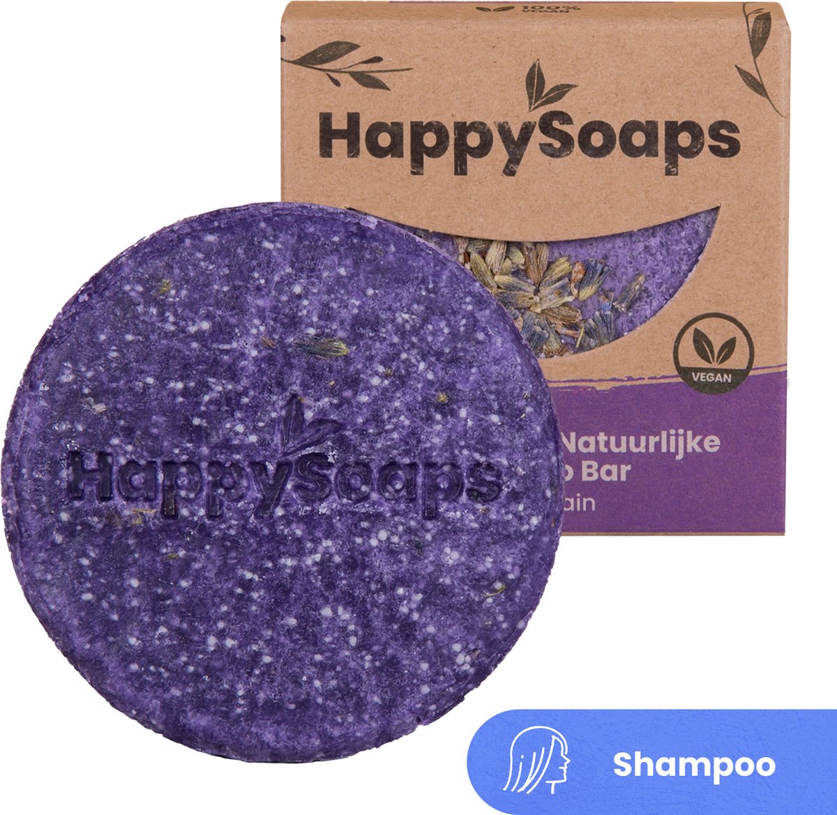 Happysoaps Shampoo bar purple rain (70 gr)