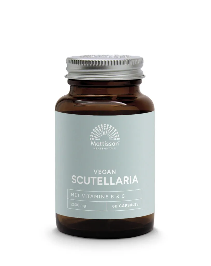 Mattisson Scutellaria 2500Mg Met Vit B C Curcumine Vegan (60 vega capsules)