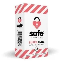 Safe Condoom met extra glijmiddel (10 stuks)