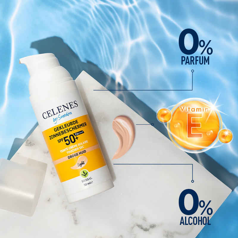 Celenes Herbal Dry Touch Tinted Light Fluid SPF 50 (50 ml) - image 2