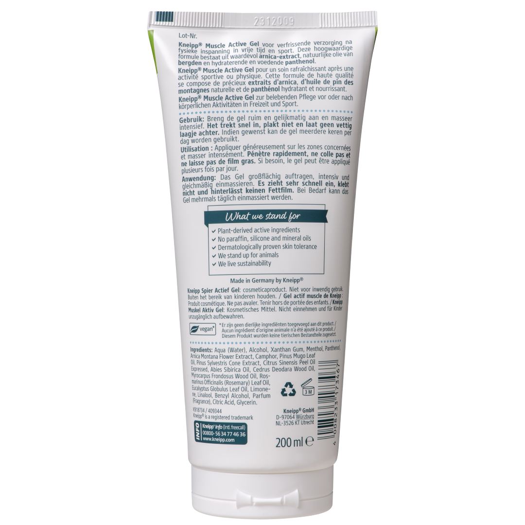 Kneipp Arnica Muscle Active Gel (200 ml)