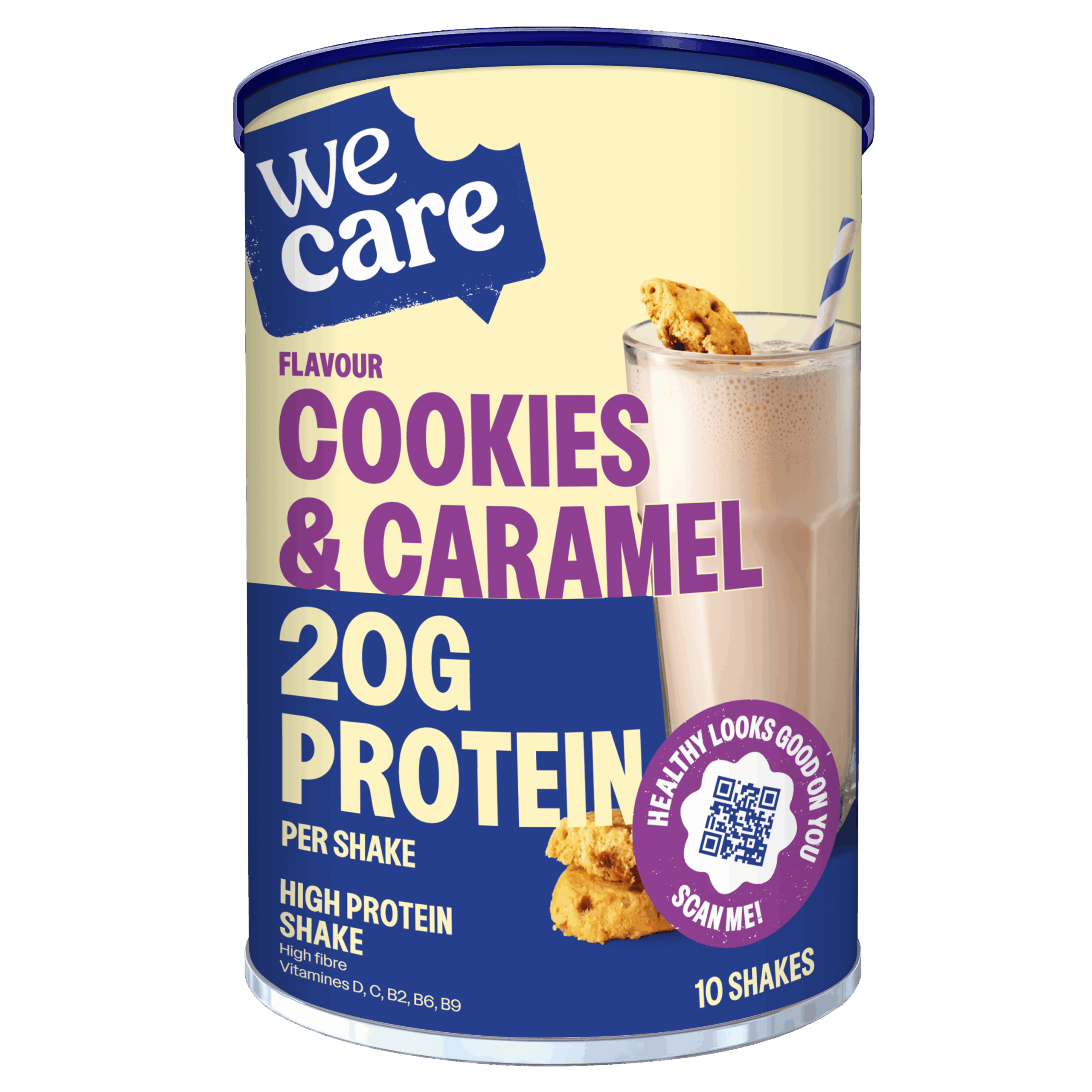 WeCare Shake cookies & caramel (340 gr)