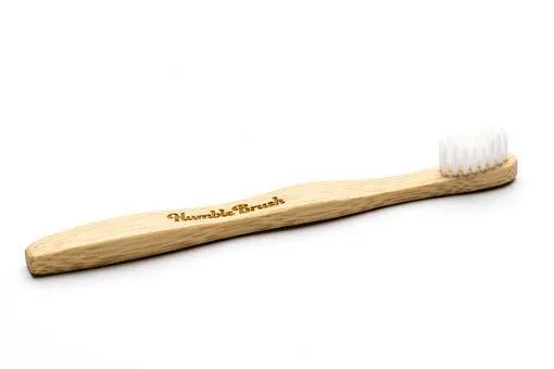 The Humble Co Tandenborstel Bamboe Kids Wit Brush Soft (1 stuk)