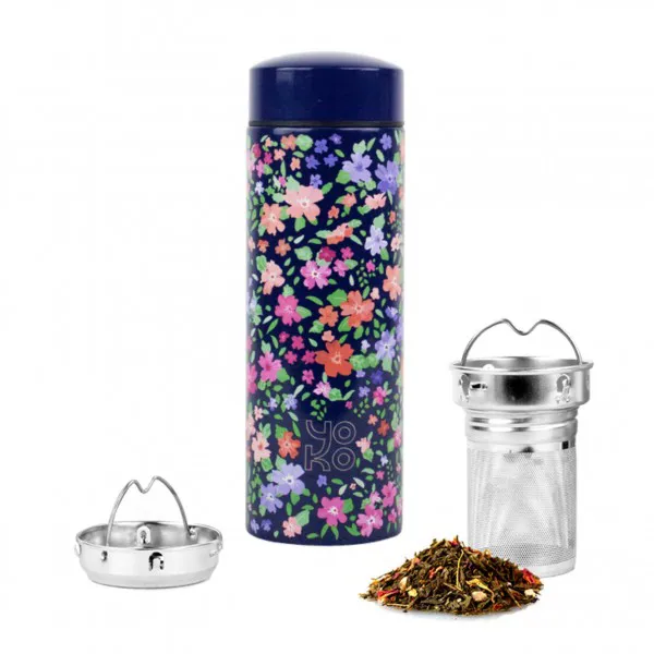 Yoko Drinkfles Venise Met Theefilter Isotherm 350ml (1 stuk)