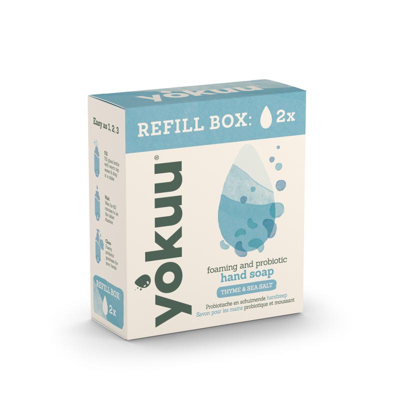 Yokuu Handzeep Thyme & Sea Salt Refill (2 stuks)