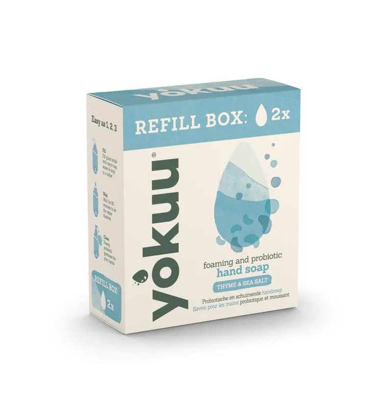 Yokuu Handzeep Thyme & Sea Salt Refill (2 stuks)