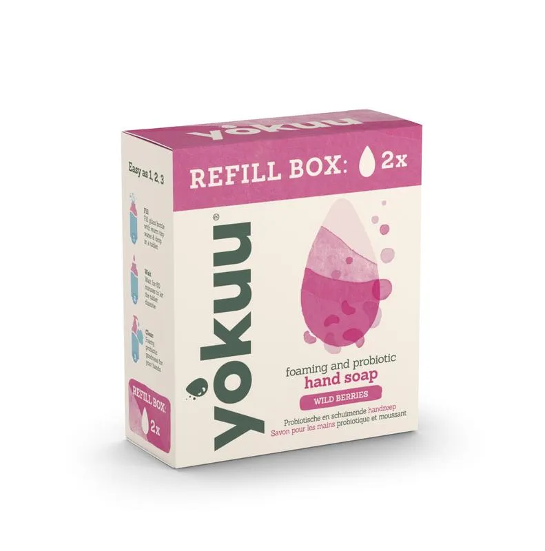 Yokuu Handzeep Wild Berries Refill (2 stuks)