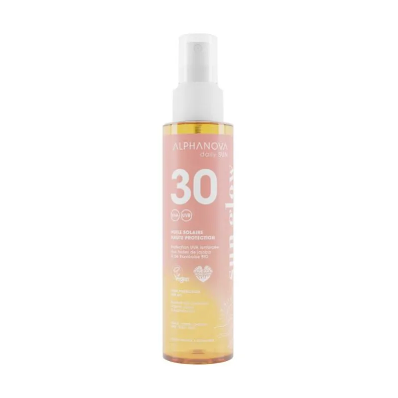 Alphanova Sun Protective Sun Oil Sun Glow Bio Spf50 (125 ml)