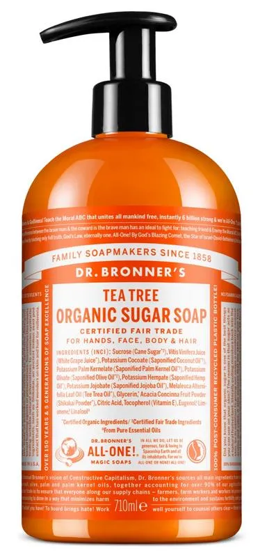 Dr Bronner's Shikakai Zeep Tea Tree (710 ml)