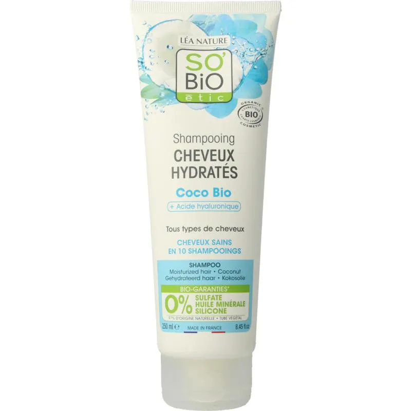 So Bio Etic Shampoo Moisturizing Coconut & Hyaluronic Acid (250 ml)