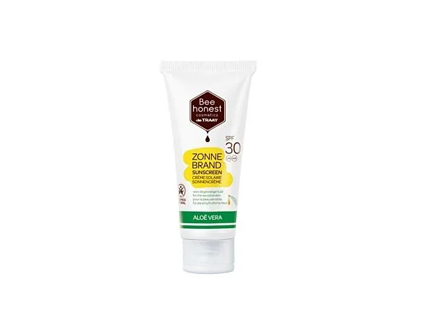 Traay Bee Honest Zonnebrand Aloe & Honing Spf30 (100 ml)