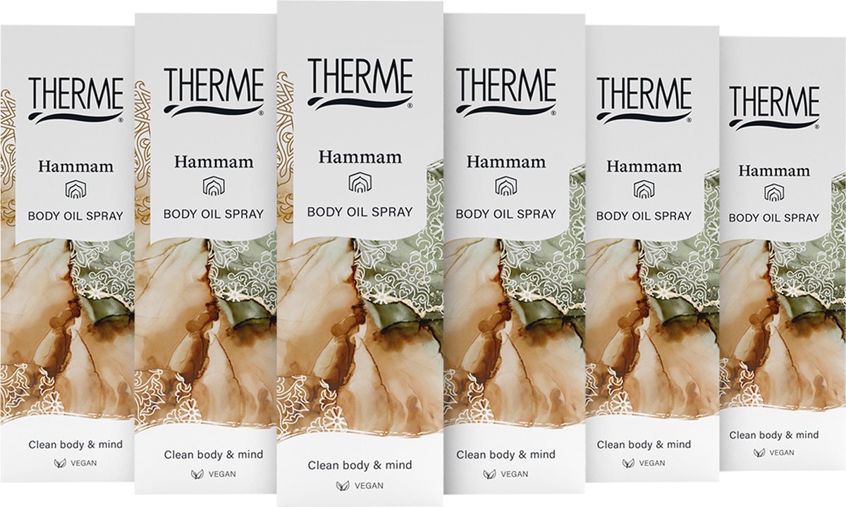 6x Therme Hammam body oil spray (125 ml)