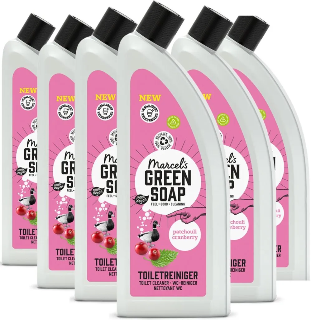 6x Marcel's Green Soap Toiletreiniger patchouli & cranberry (750 ml)