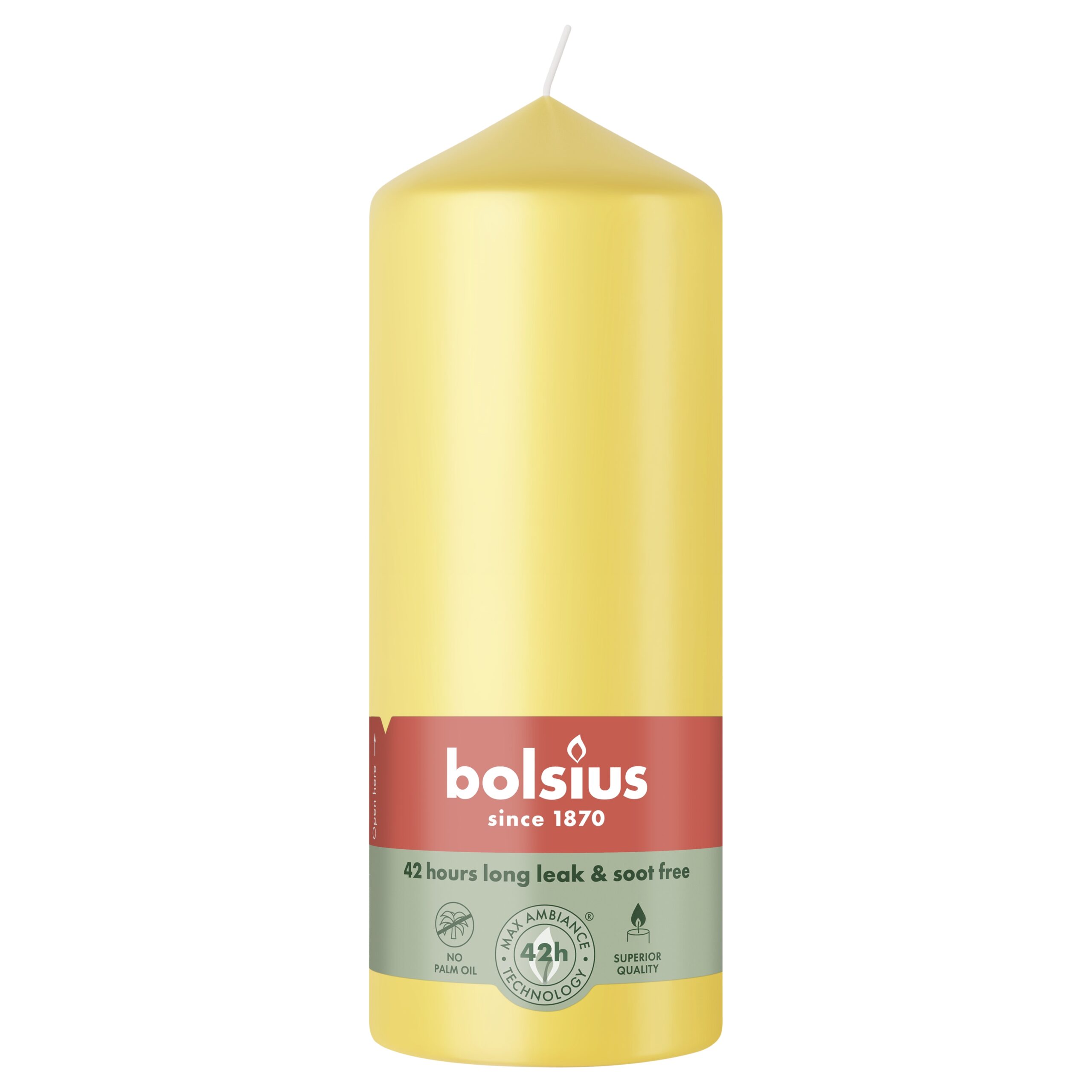 Bolsius Stompkaars 150/58 Sunny Yellow (1 stuk)