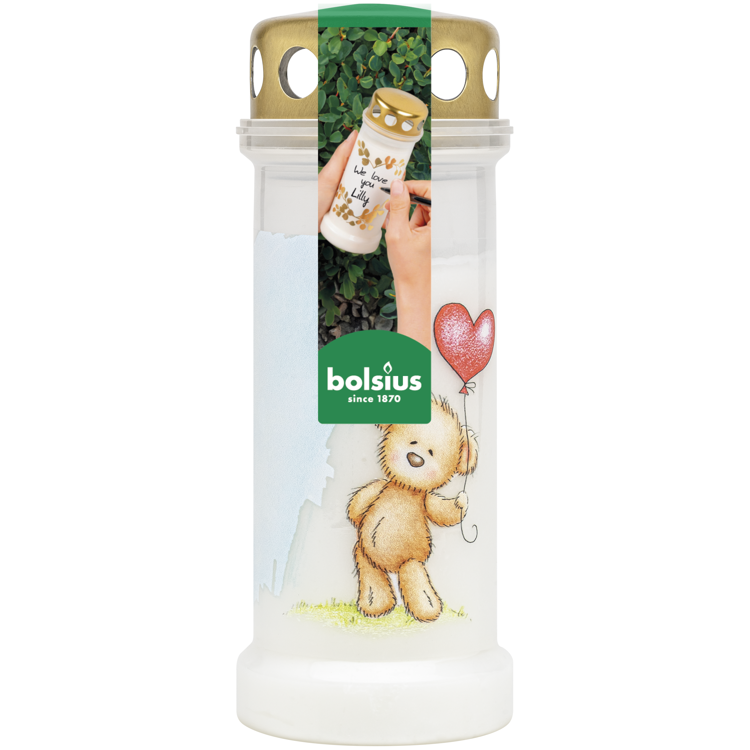 Bolsius Graflicht Nr 6 Knuffelbeer (1 stuk)