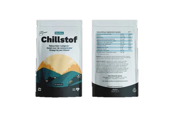Mindhero Chillstof Dagformule (90 capsules)