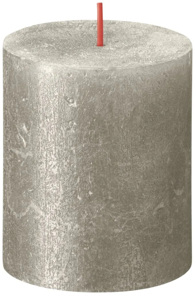 Bolsius Metallic Rustiekkaars 80/68 Champagne (1 stuk)
