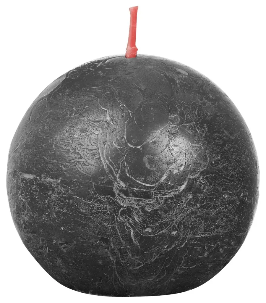 Bolsius Rustieke Bolkaars Ø76 Stormygrey (1 stuk)