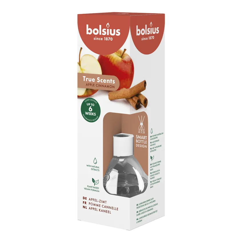 Bolsius True Scents geurverspreider Apple Cinnamon (60 ml)