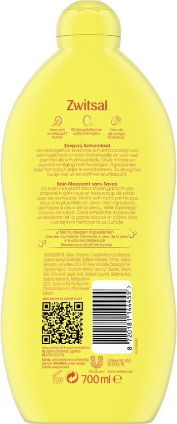 Zwitsal Schuimbad (700 ml)