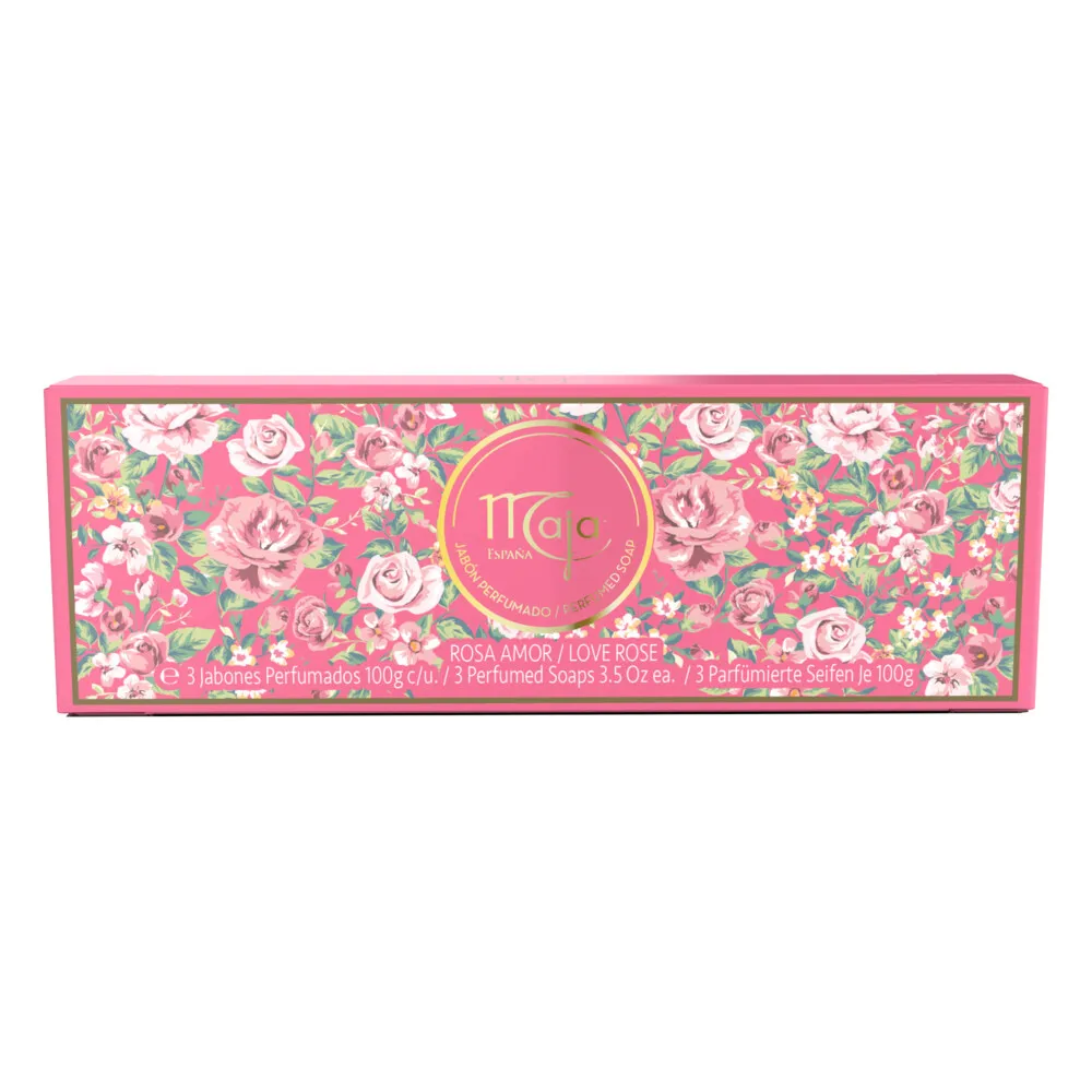 Maja Toiletzeep Love Rose Trio (3 stuks)