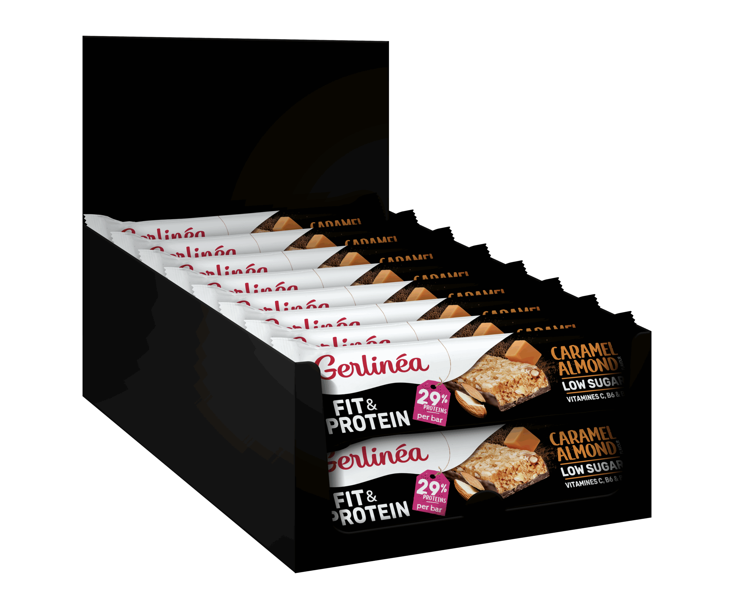 Gerlinea Fit & Protein Caramel Almond Reep (45 gr)