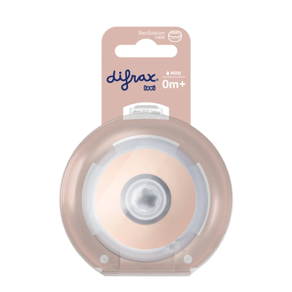 Difrax Flessenspeen Mammafeel Dynamisch Mini (1 stuk)