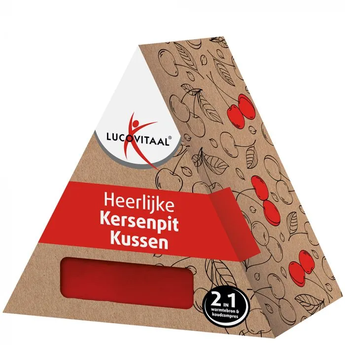 Lucovitaal Kersenpit Kussen Langwerpig (1 stuk)